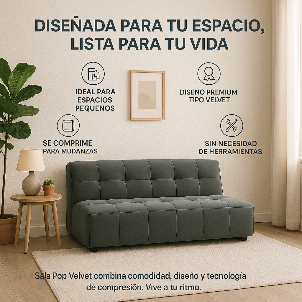 SalaPop- Velvet Sofa®️